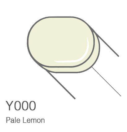Маркер с кистью Copic Sketch Y000 Pale Lemon / Бледный Лимон поштучно за 899 руб. купить в Россия.
