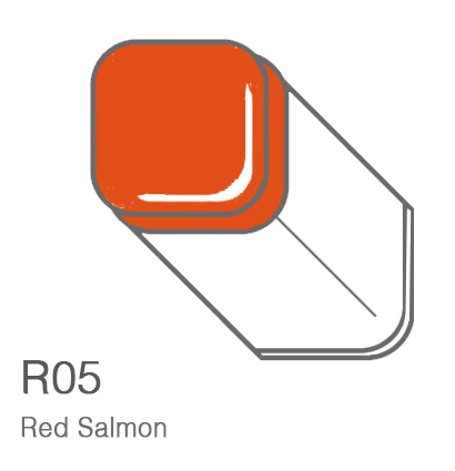 Маркер Copic R05 Salmon Red / Красный Лосось поштучно за 1 027 руб. купить в Россия.