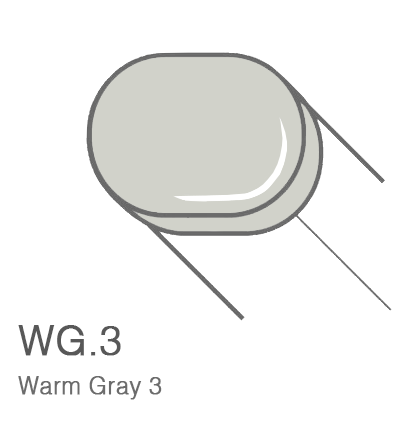 Маркер с кистью Copic Sketch W3 Warm Gray / Теплый Серый 3 поштучно за $76,41 купить в Россия.