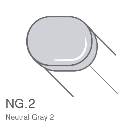 Маркер с кистью Copic Sketch N2 Neutral Gray / Нейтральный Серый 2 поштучно за 899 руб. купить в Россия.