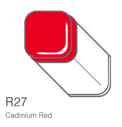 Маркер Copic R27 Cadmium Red / Кадмий Красный поштучно за 1 027 руб. купить в Россия.