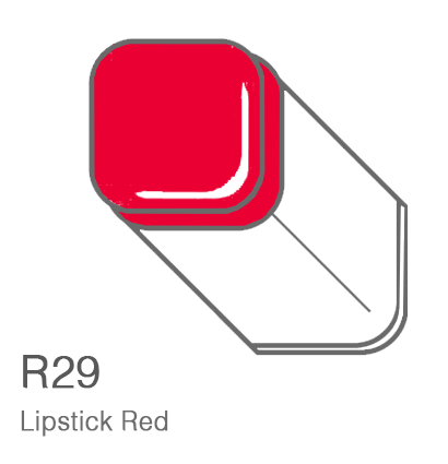 Маркер Copic R29 Lipstick Red / Красная Помада поштучно за 1 027 руб. купить в Россия.