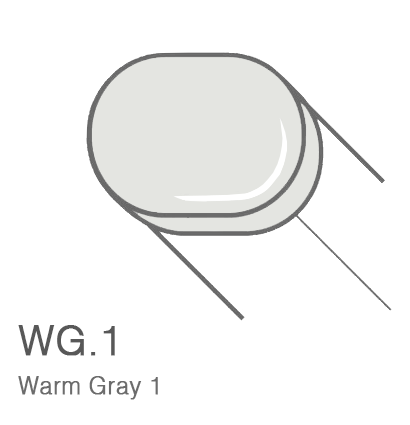 Маркер с кистью Copic Sketch W1 Warm Gray / Теплый Серый 1 поштучно за 899 руб. купить в Россия.