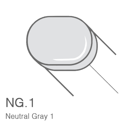 Маркер с кистью Copic Sketch N1 Neutral Gray / Нейтральный Серый 1 поштучно за 899 руб. купить в Россия.