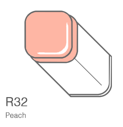 Маркер Copic R32 Peach / Персиковый поштучно за 1 027 руб. купить в Россия.