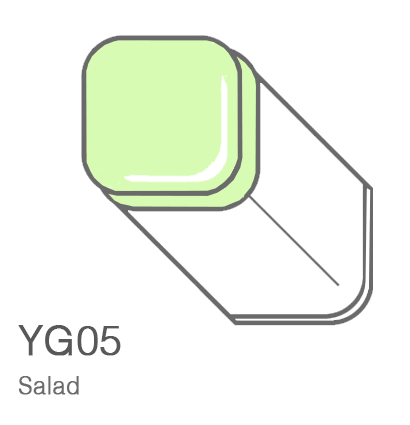 Маркер Copic YG05 Salad / Салатовый поштучно за 1 027 руб. купить в Россия.