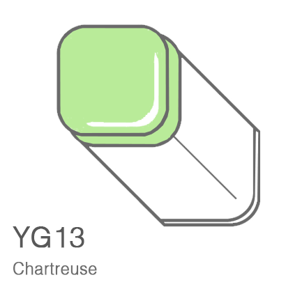 Маркер Copic YG13 Chartreuse / Цвет Шартрез поштучно за 1 027 руб. купить в Россия.