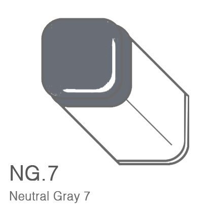 Маркер Copic N7 Neutral Gray / Нейтральный Серый 7 поштучно за 1 027 руб. купить в Россия.