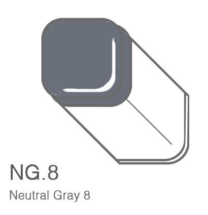 Маркер Copic N8 Neutral Gray / Нейтральный Серый 8 поштучно за 1 027 руб. купить в Россия.