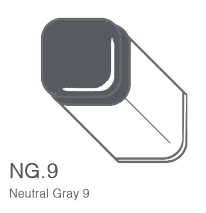 Маркер Copic N9 Neutral Gray / Нейтральный Серый 9 поштучно за 1 027 руб. купить в Россия.