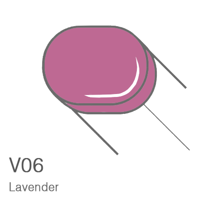 Маркер с кистью Copic Sketch V06 Lavender / Лавандовый поштучно за 899 руб. купить в Россия.