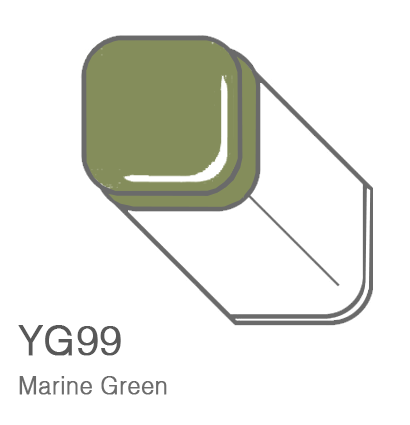 Маркер Copic YG99 Marine Green / Зеленый Морской поштучно за 1 027 руб. купить в Россия.