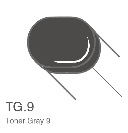 Маркер с кистью Copic Sketch T9 Toner Gray / Тонирующий Серый 9 поштучно за 899 руб. купить в Россия.