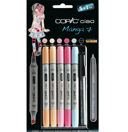 Copic Ciao Manga 7 Манга 5+1 набор маркеров и линер 0.3 мм за 3 742 руб. купить в Россия.