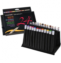 Copic Sketch 24 "Стартовый" набор маркеров с кистью в пенале