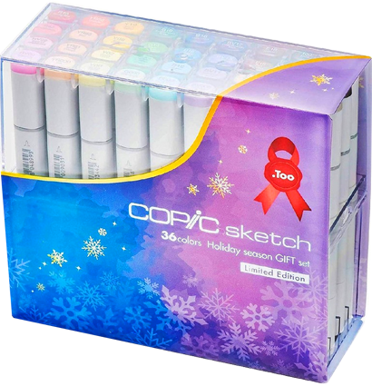 Copic Sketch 36 Winter Gift набор маркеров с кистью в пенале за 26 340 руб. купить в Россия.