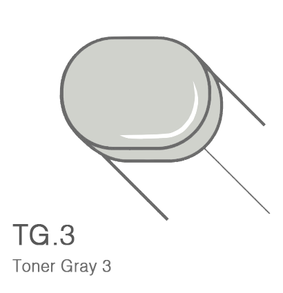 Маркер с кистью Copic Sketch T3 Toner Gray / Тонирующий Серый 3 поштучно за 899 руб. купить в Россия.