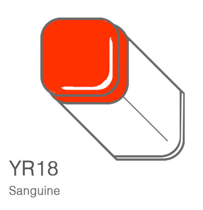 Маркер Copic YR18 Sanguine / Сангина поштучно за 1 027 руб. купить в Россия.