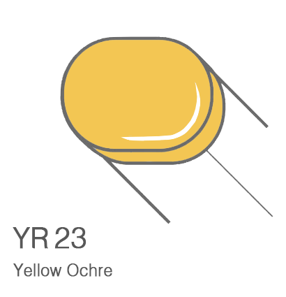 Маркер с кистью Copic Sketch YR23 Yellow Ochre / Желтая Охра поштучно за 899 руб. купить в Россия.