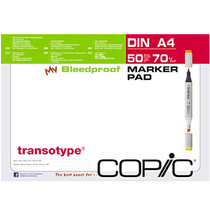 Блок бумаги Transotype Bleedproof Marker Pad A4 50 листов (70 г/м) за 826 руб. купить в Россия.
