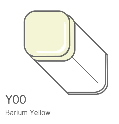 Маркер Copic Y00 Barium Yellow / Желтый Барий поштучно за 1 027 руб. купить в Россия.