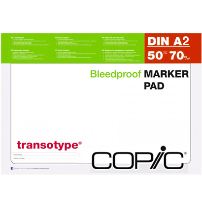 Блок бумаги Transotype Bleedproof Marker Pad A2 50 листов (70 г/м) за 2 941 руб. купить в Россия.
