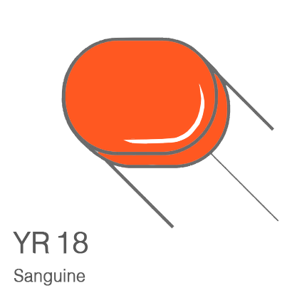Маркер с кистью Copic Sketch YR18 Sanguine / Сангина поштучно за 899 руб. купить в Россия.