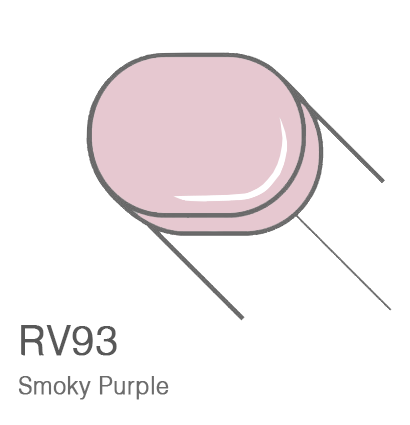 Маркер с кистью Copic Sketch RV93 Smoky Purple / Дымчатый Фиолетовый поштучно за 899 руб. купить в Россия.