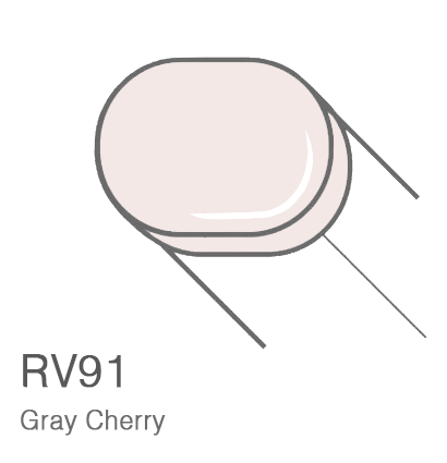 Маркер с кистью Copic Sketch RV91 Gray Cherry / Серая Вишня поштучно за 899 руб. купить в Россия.