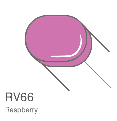 Маркер с кистью Copic Sketch RV66 Raspberry / Малиновый поштучно за 899 руб. купить в Россия.