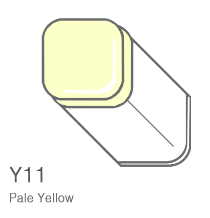 Маркер Copic Y11 Pale Yellow / Бледный Желтый поштучно за 1 027 руб. купить в Россия.