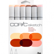 Copic Sketch 6 Skin Tones набор маркеров с кистью за 3 750 руб. купить в Россия. - Copic Sketch 6 Skin Tones набор маркеров с кистью за 3 750 руб. купить в Россия.