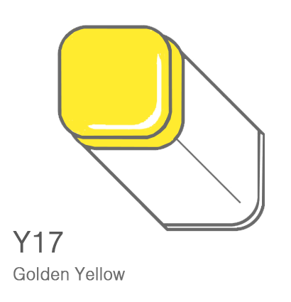 Маркер Copic Y17 Golden Yellow / Золотой Желтый поштучно за 1 027 руб. купить в Россия.