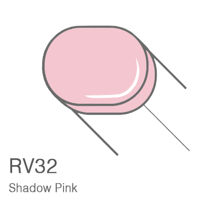 Маркер с кистью Copic Sketch RV32 Shadow Pink / Розовая Тень поштучно за 899 руб. купить в Россия.