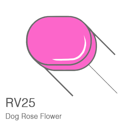 Маркер с кистью Copic Sketch RV25 Dog Rose Flower / Шиповник поштучно за 899 руб. купить в Россия.