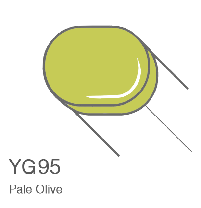 Маркер с кистью Copic Sketch YG95 Pale Olive / Оливковый Бледный поштучно за 899 руб. купить в Россия.