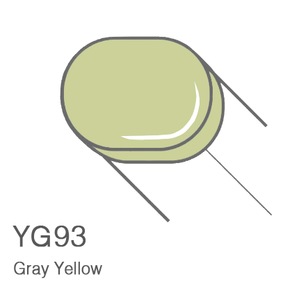 Маркер с кистью Copic Sketch YG93 Gray Yellow / Желтый Серый поштучно за 899 руб. купить в Россия.