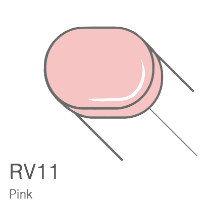 Маркер с кистью Copic Sketch RV11 Pink / Розовый поштучно за 899 руб. купить в Россия.