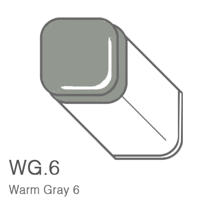 Маркер Copic W6 Warm Gray / Теплый Серый 6 поштучно за 1 027 руб. купить в Россия.