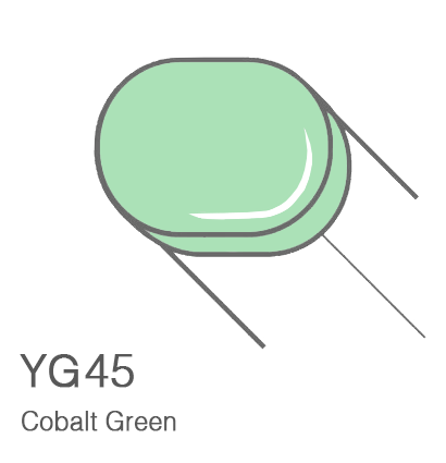 Маркер с кистью Copic Sketch YG45 Cobalt Green / Зеленый Кобальт поштучно за 899 руб. купить в Россия.