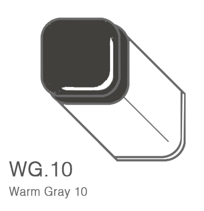 Маркер Copic W10 Warm Gray / Теплый Серый 10 поштучно за 1 027 руб. купить в Россия.