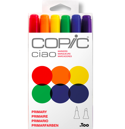 Copic Ciao 6 Primary набор маркеров "Базовые" за 3 581 руб. купить в Россия.