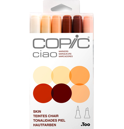 Copic Ciao 6 Skin набор маркеров "Телесные" за 3 581 руб. купить в Россия.
