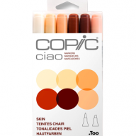 Copic Ciao 6 Skin набор маркеров &quot;Телесные&quot; за 3 581 руб. купить в Россия. - Copic Ciao 6 Skin набор маркеров "Телесные" за 3 581 руб. купить в Россия.