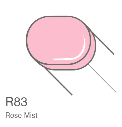 Маркер с кистью Copic Sketch R83 Rose Mist / Розовый Туман поштучно за 899 руб. купить в Россия.