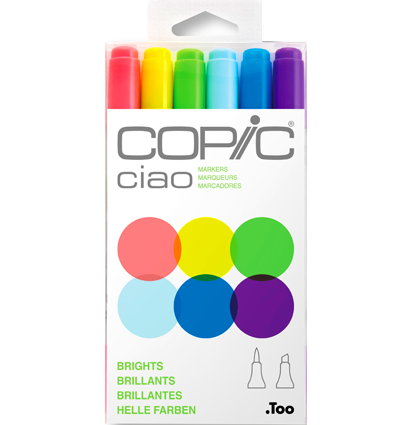 Copic Ciao 6 Brights набор маркеров "Яркие" за 3 581 руб. купить в Россия.