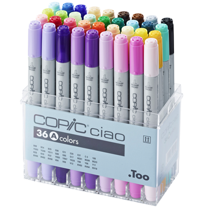 Copic Ciao Set 36 A набор маркеров с кистью в кейсе, вариант A за 24 665 руб. купить в Россия.