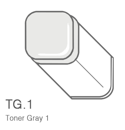 Маркер Copic T1 Toner Gray / Тонирующий Серый 1 поштучно за 1 027 руб. купить в Россия.