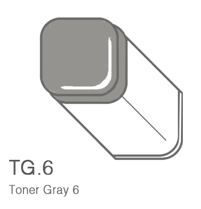Маркер Copic T6 Toner Gray / Тонирующий Серый 6 поштучно за 1 027 руб. купить в Россия.