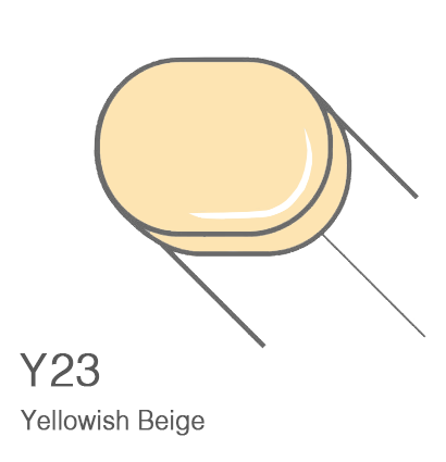 Маркер с кистью Copic Sketch Y23 Yellowish Beige / Желтовато Бежевый поштучно за 899 руб. купить в Россия.
